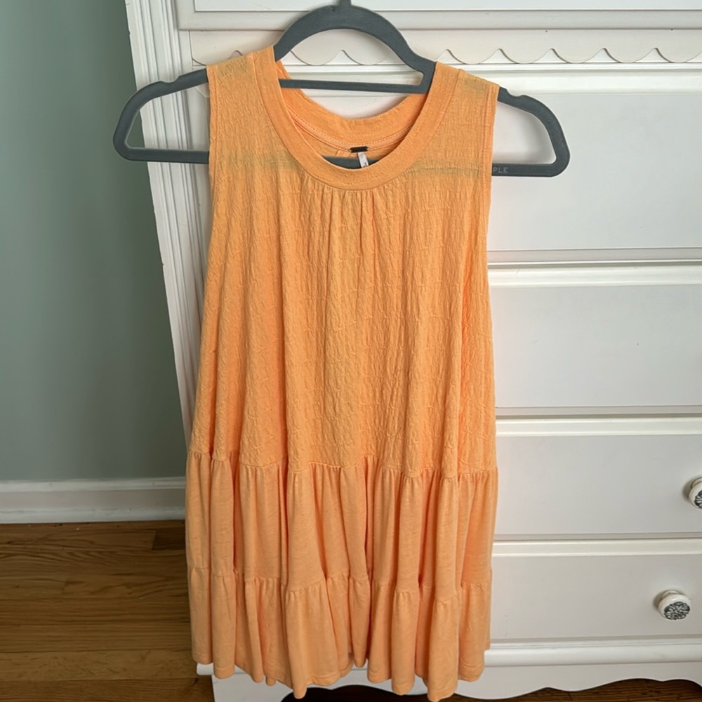 Worn once Free People tie back top